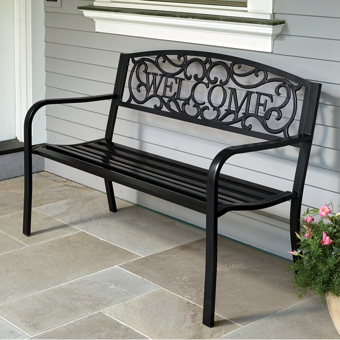 Welcome Bench Country Door