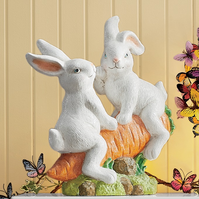Bunnies On Carrot Teeter Totter, , large