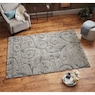 Textured Scroll Shag Rug, , large