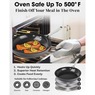 Gotham Steel Hard Anodized 2-Piece Fry Pan Set, , large
