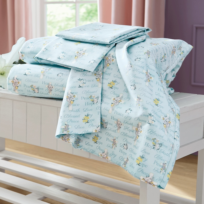 Faith Microfiber Sheet Set, , large