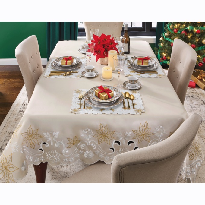 Embroidered Kitchen Table Linens, , large