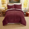 Color Connection Corduroy Down-Alternative Comforter Set, Pinot, large