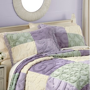 Legacy Patch Chenille Sham, , large