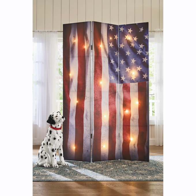 Lit Americana Room Screen, , large