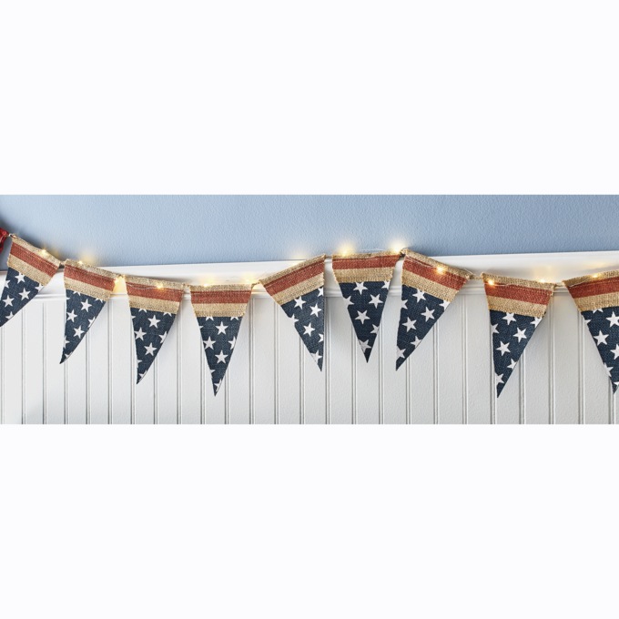 Lit Americana Banner, , large
