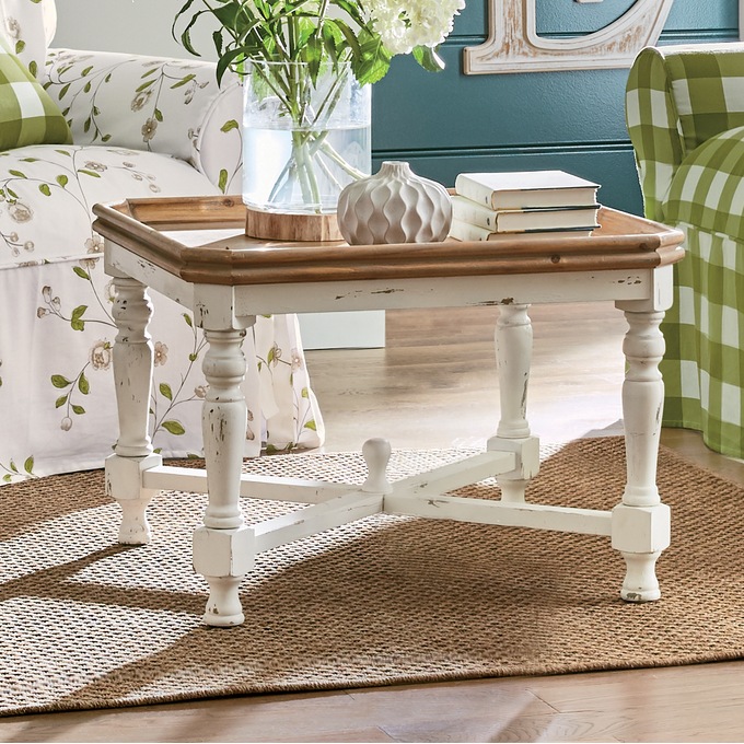 Two Tone Coffee And End Table Country Door