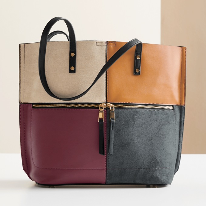 Selene Colorblock Tote, , large