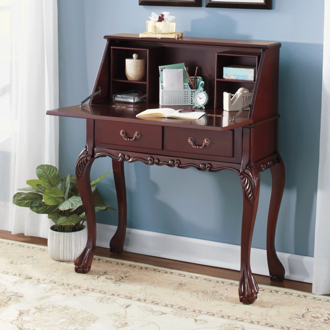 Brittania Carved Desk, , large