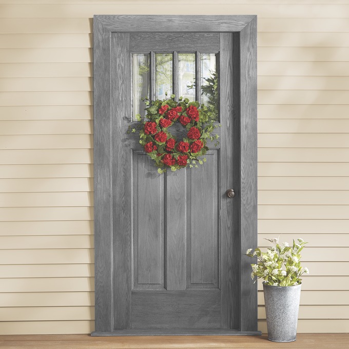 Geranium Wreath, , large