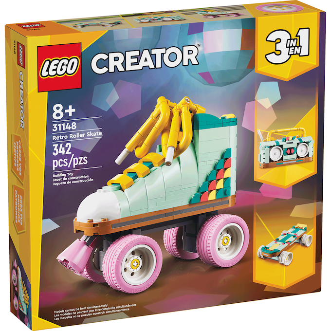 LEGO Creator Retro Roller Skate 3in1 Toy, , large