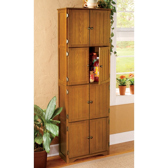 Westwick Tall Wooden Cabinet with 8 Doors, , large