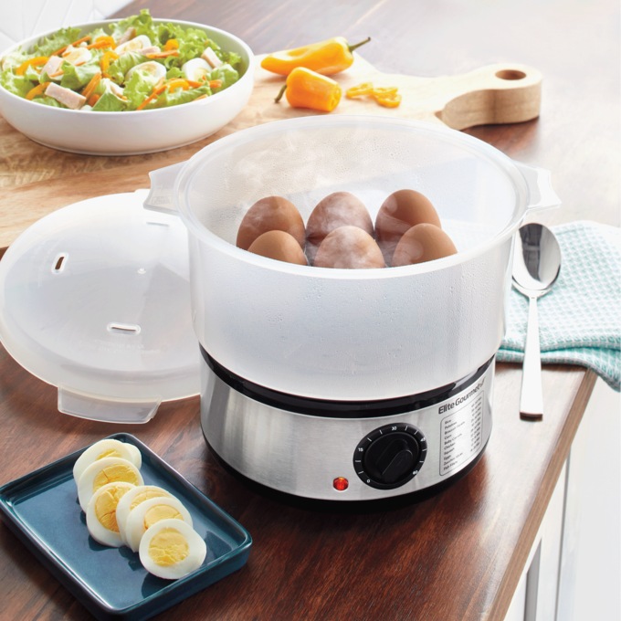 Elite Gourmet 2.5-Quart Compact Mini Food Steamer, , large