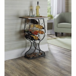 Cork &amp; Wine Bottle Rack, , large