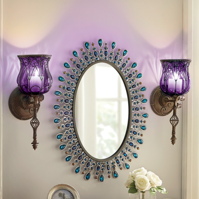 Captured Glass Wall Sconce, , large