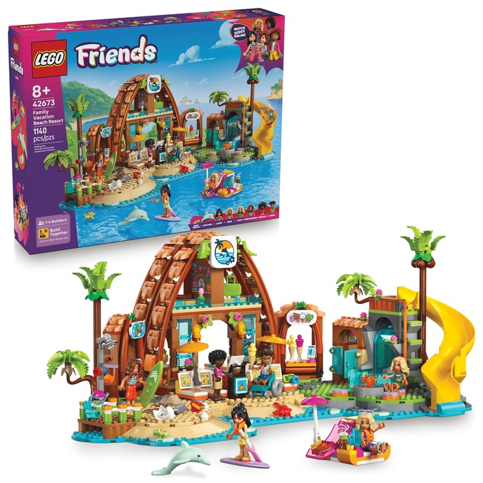 LEGO Friends Family Vacation Beach Resort, , large