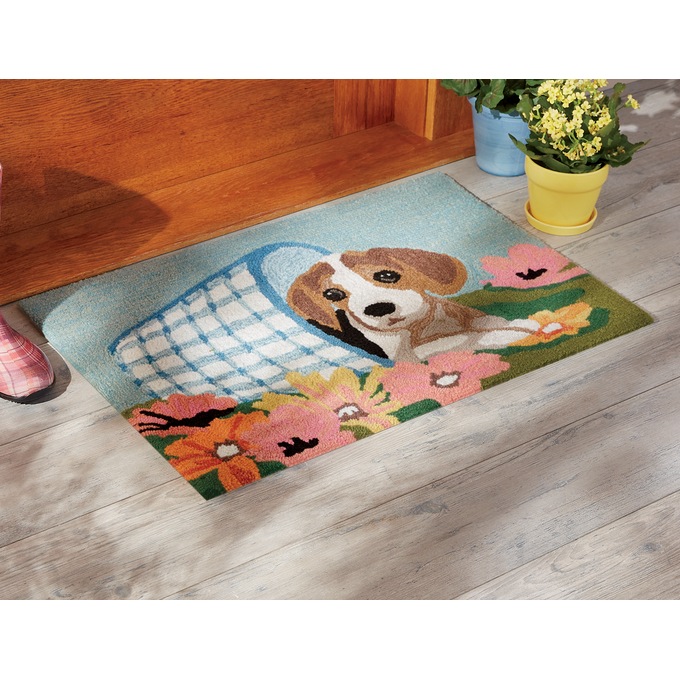 Basket Pup Indoor Outdoor Mat 20 X 30 Country Door