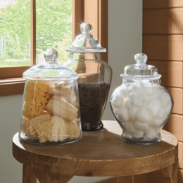 Set of 3 Amelia Apothecary Jars, , large