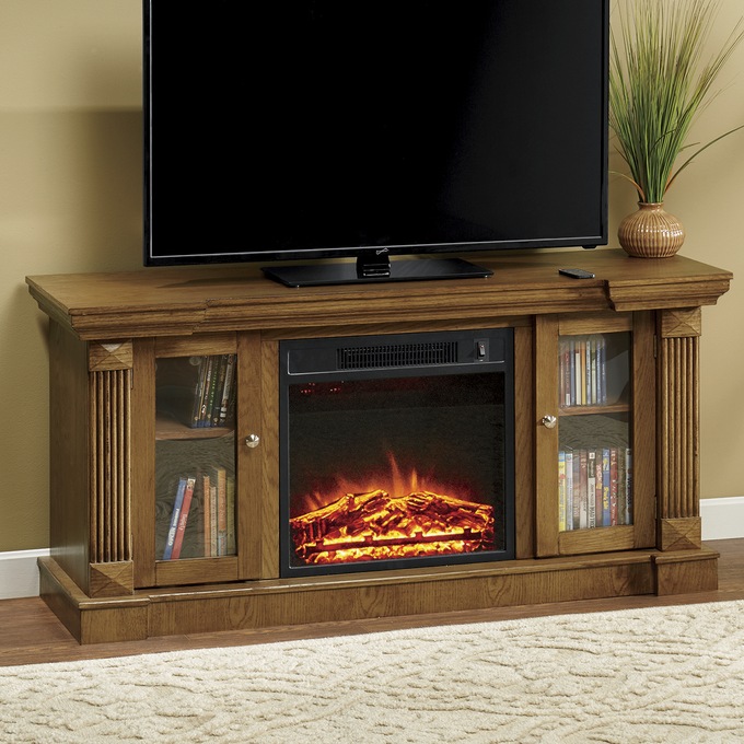 2-Door Entertainment Fireplace, , large