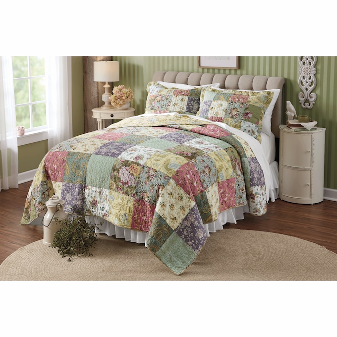 Blooming Prairie 3-Piece Quilt Set, , large