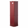 Tessa Lighted Display Corner Curio Cabinet with Glass Shelves and Mirrored Back, , large