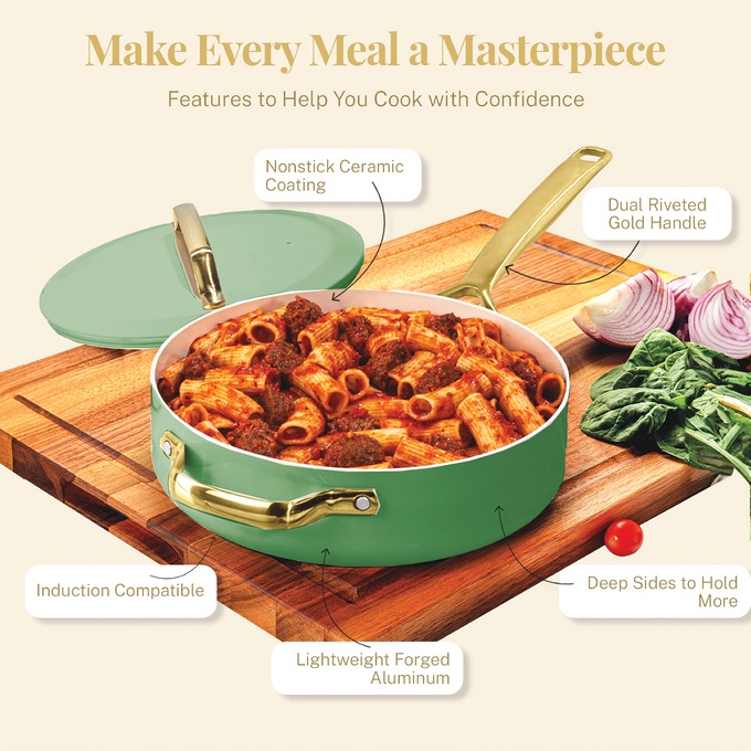 Gotham Steel 11-Piece Modern Kitchen Cookware Set, , large