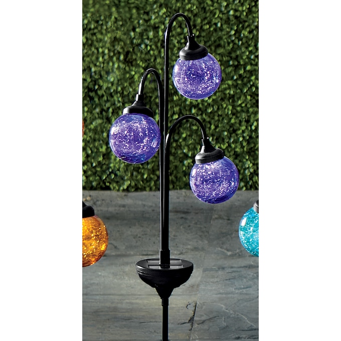 3 Orb Solar Light Stake, , large