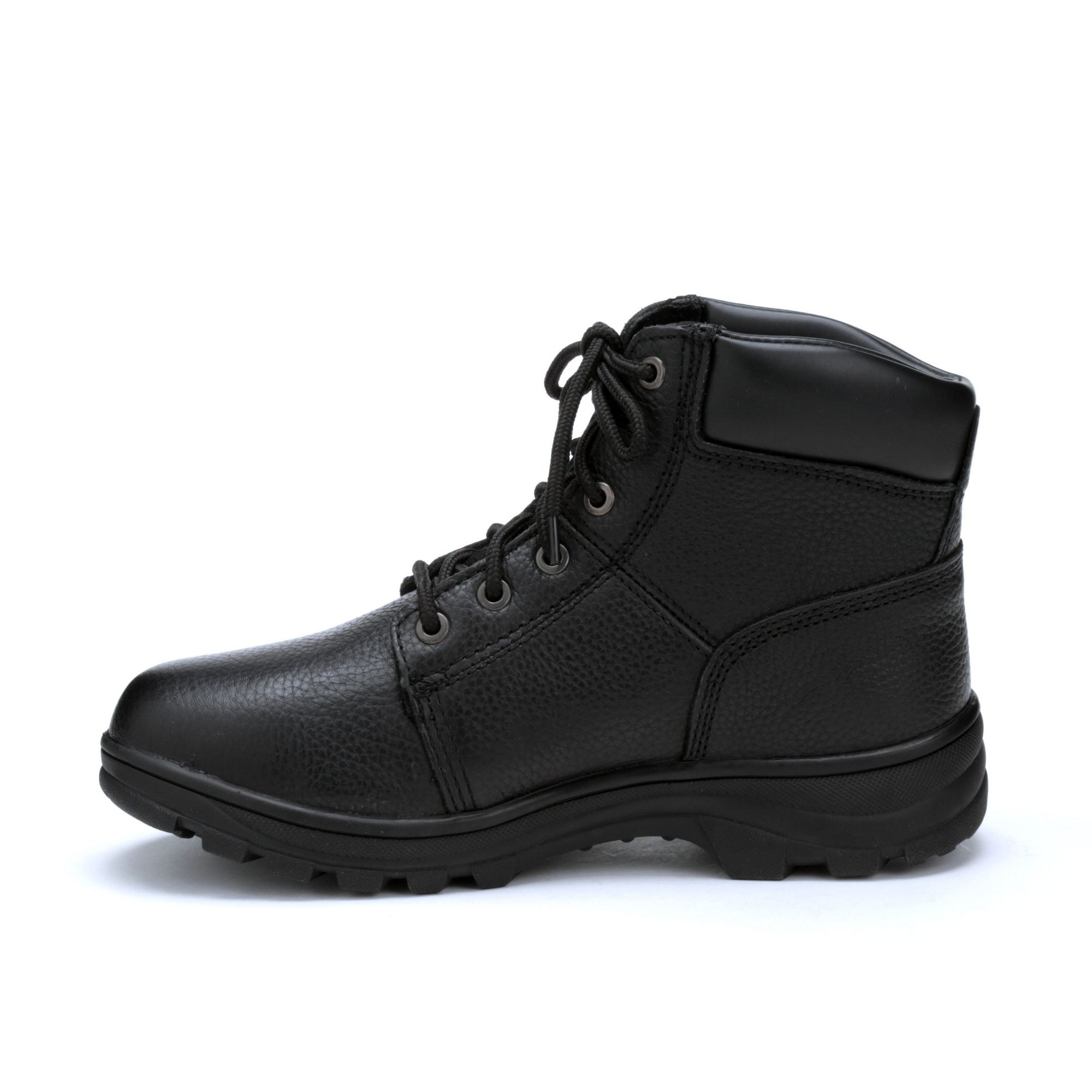 skechers work boots black
