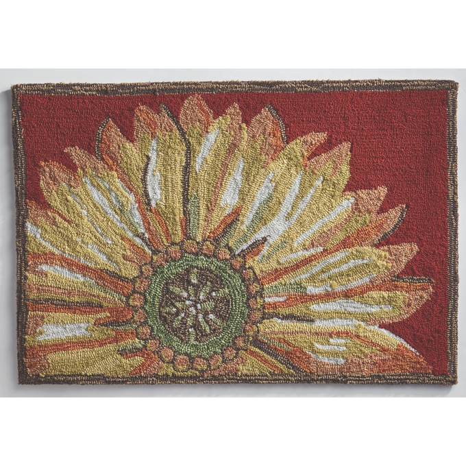 Sunflower Indoor/Outdoor Mat 1' 8" X 2' 6" Country Door
