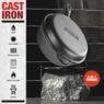 Granitestone Pre-Seasoned Cast Iron 2-in-1 Cooker, , large