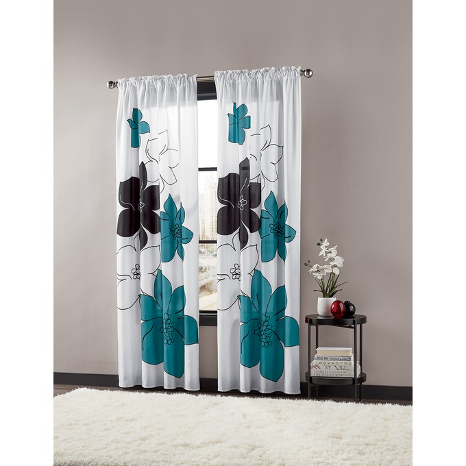 Melina Floral Single Panel, , large