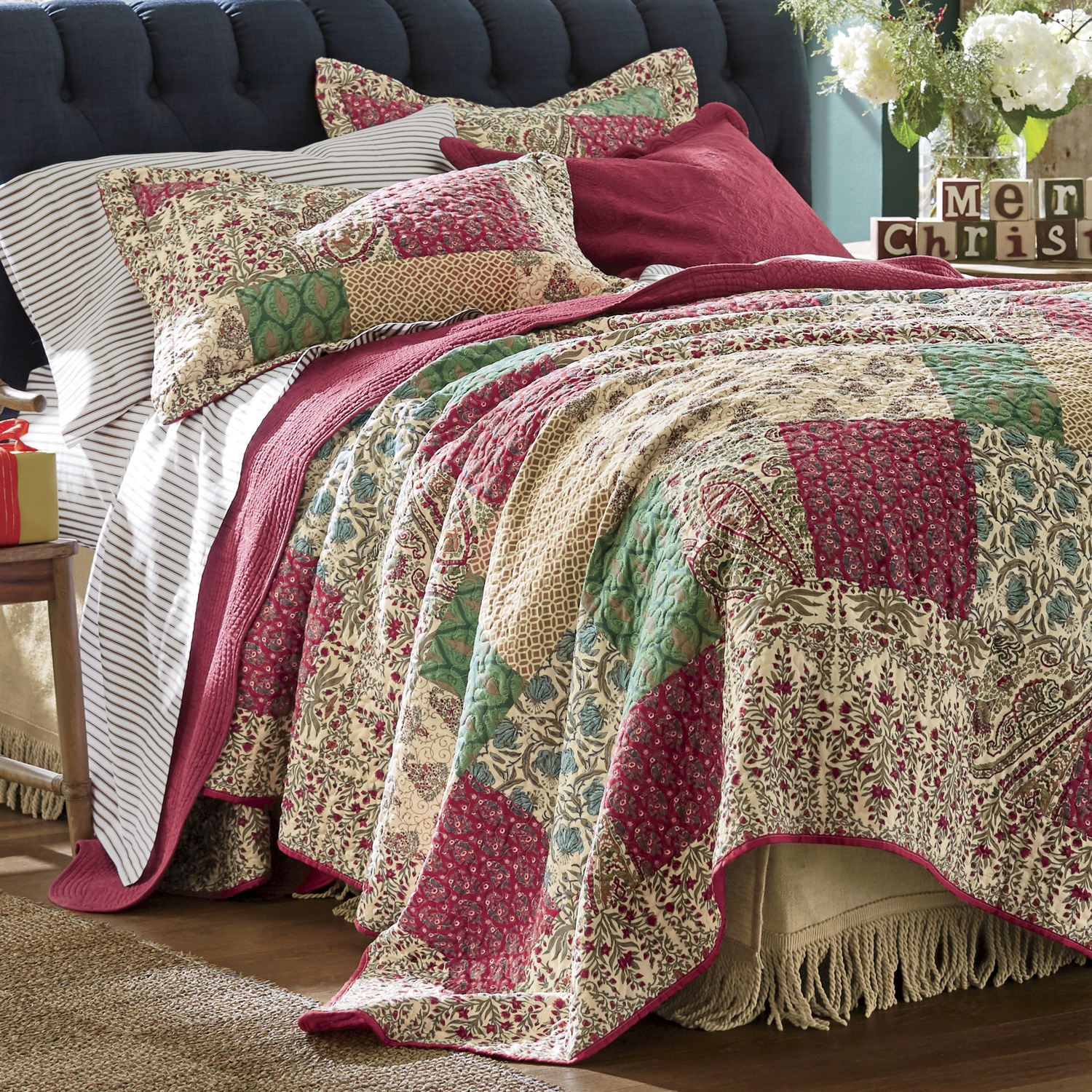 Grace Oversized Quilt and Sham Country Door