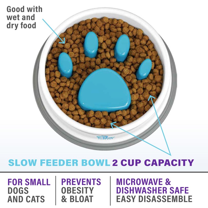 Paw Perfect Slow Feeder Bowl, , large