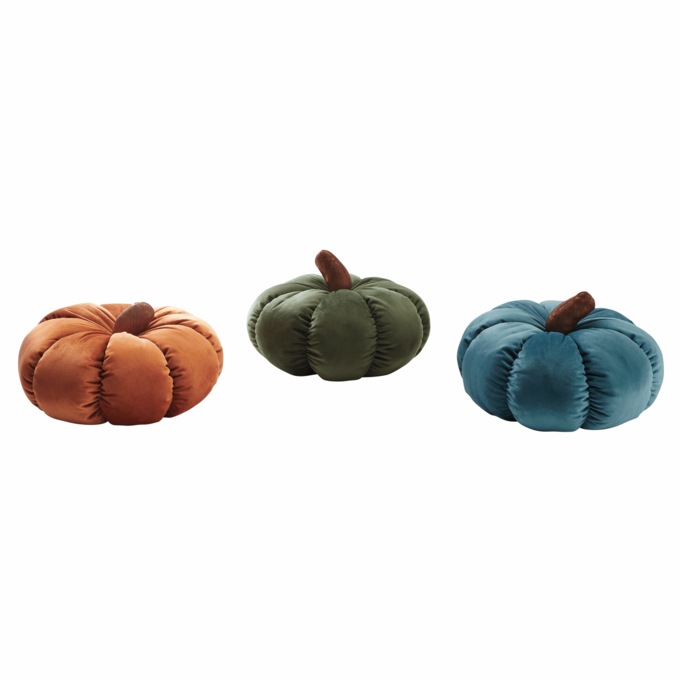 Decorative Stuffed Pumpkin Pillow, , large