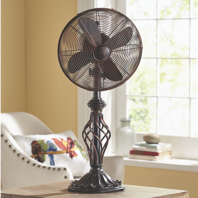 Prestige Tabletop Fan Country Door