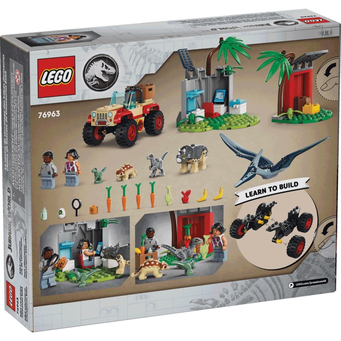 LEGO Jurassic World Baby Dinosaur Rescue Center, , large
