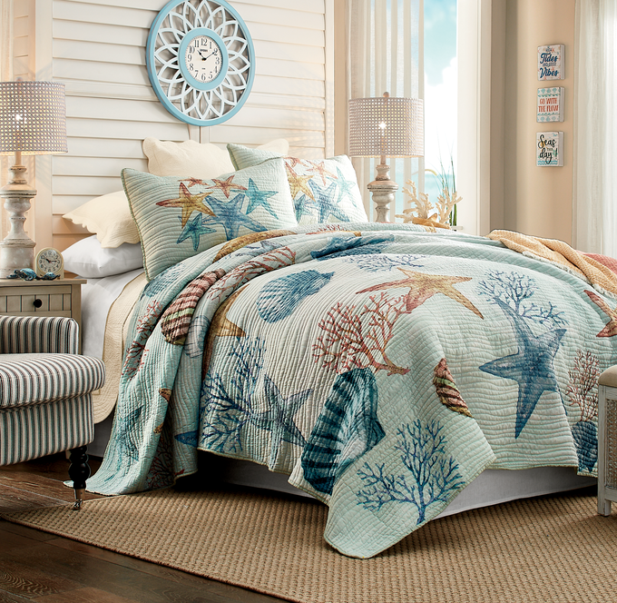 Key West Oversized Quilt and Sham, , large