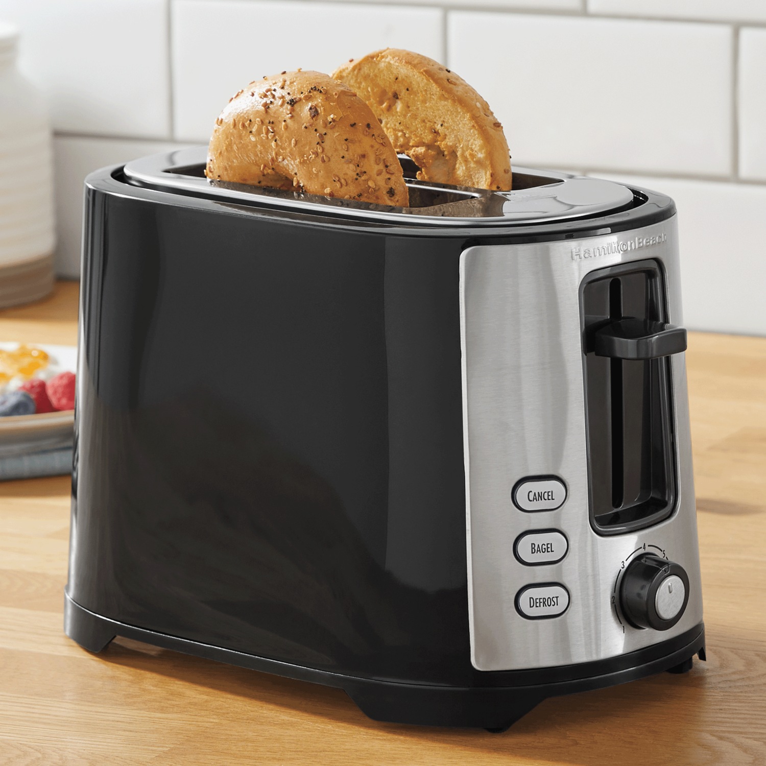 Hamilton Beach ExtraWide 2Slice Toaster Country Door