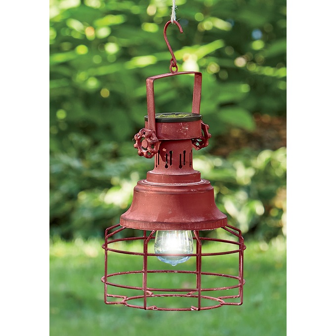 Solar Metal Cage Lantern, , large