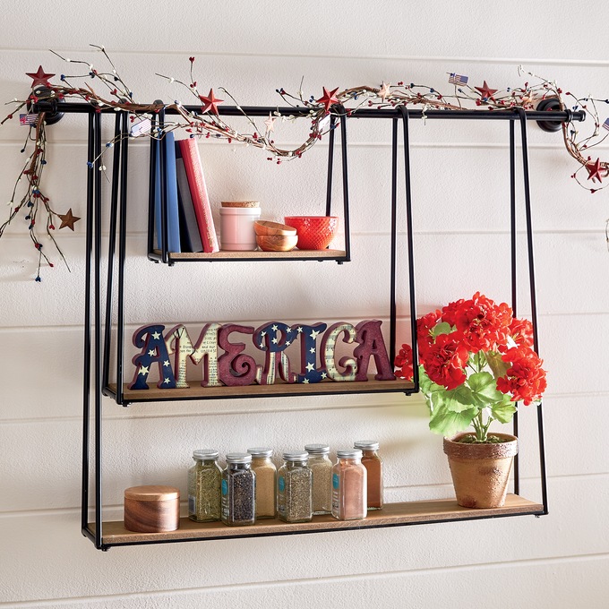 3-Tier Wall Shelf