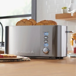 Elite Gourmet Long Slot 4-Slice Toaster, , large