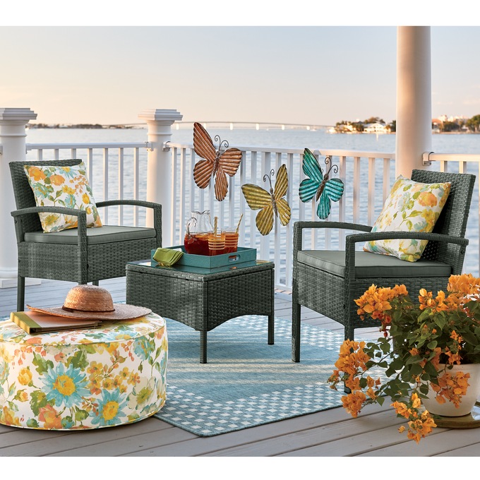 3 Piece All Weather Table Chairs Set Country Door - Country Door Patio Furniture 3 Piece All Weather Table Chairs Set Country Door - Country Door Patio Furniture