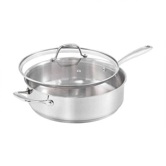 Guy Fieri Flavortown 10-Piece Stainless Steel Cookware Set, , large