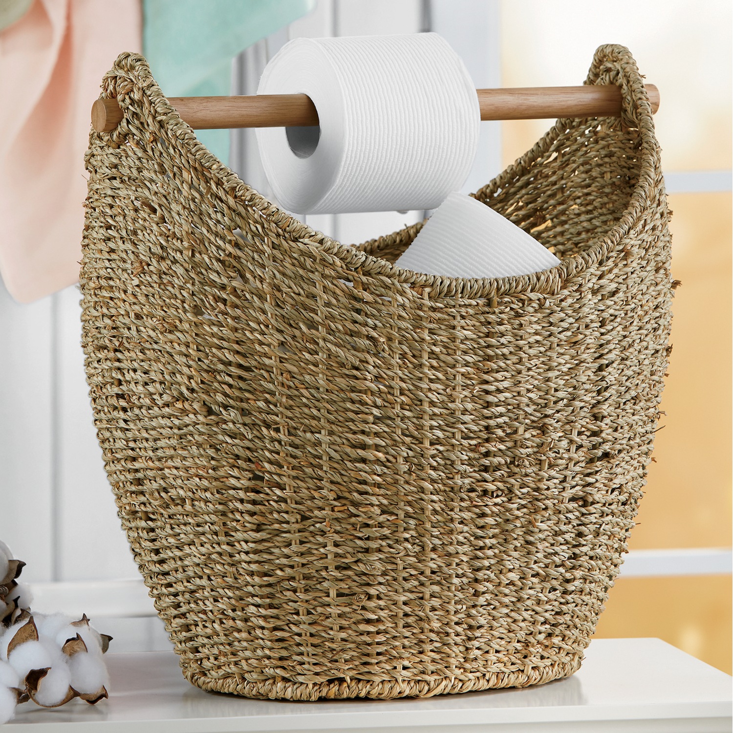 Woven Toilet Paper Basket Country Door