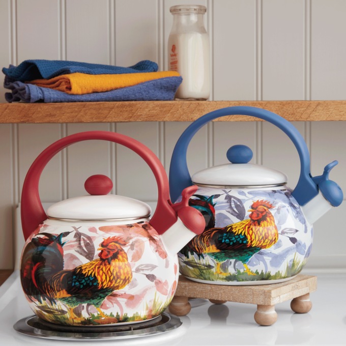 Rooster Whistling Tea Kettle