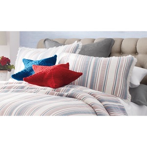 Rustic Stripe Sham, , large