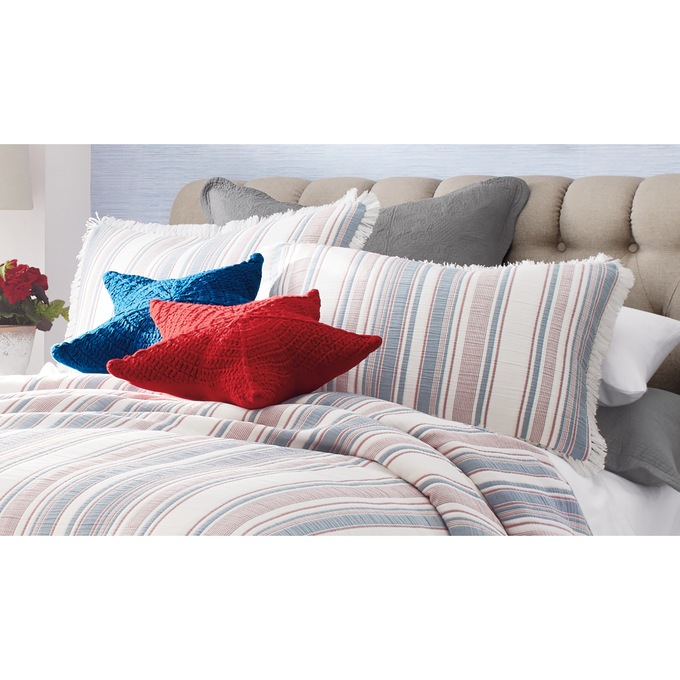 Rustic Stripe Sham, , large