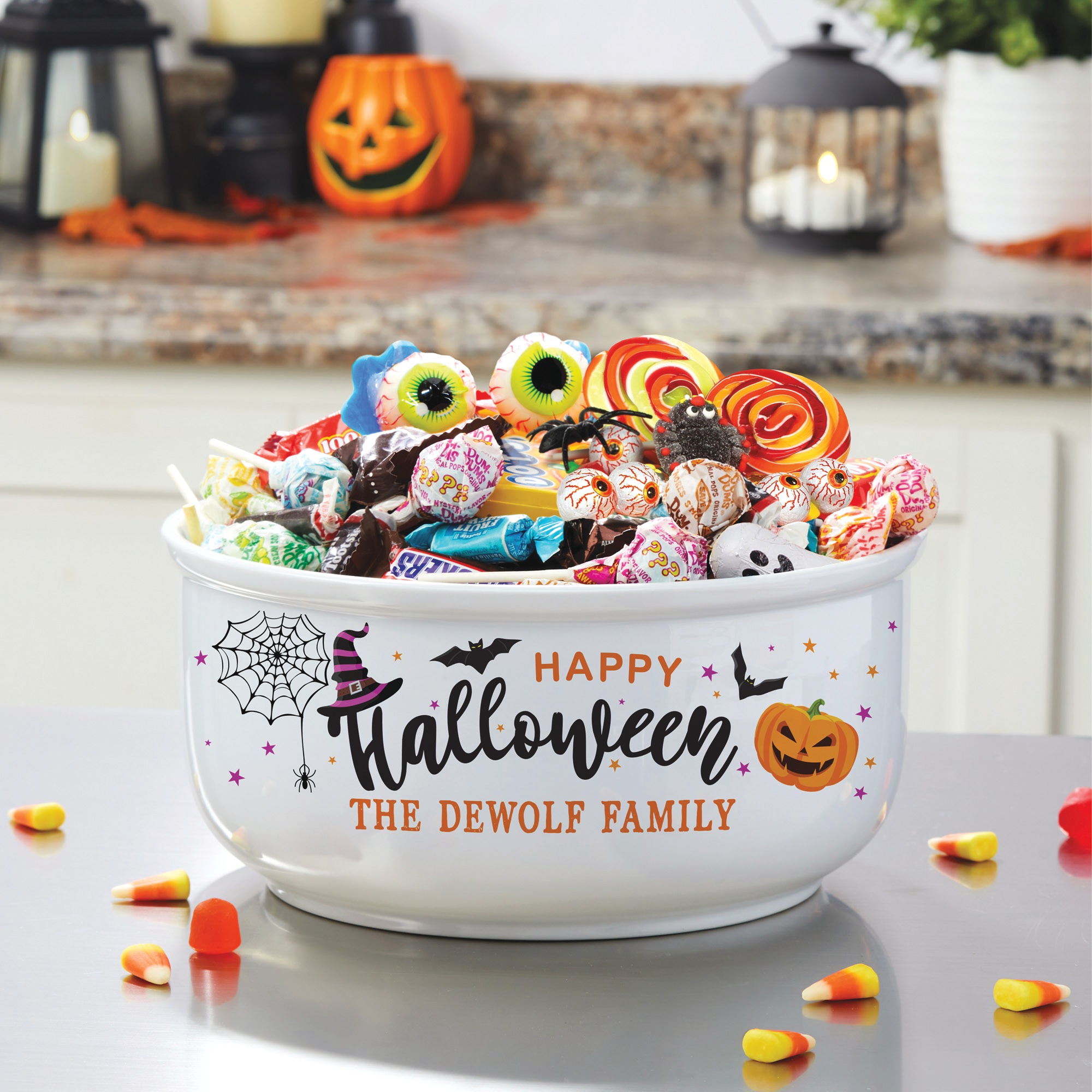 Personalized Halloween Treat Bowl, , large