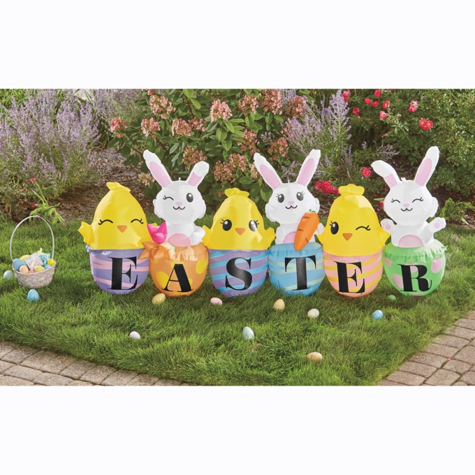 Easter Egg Party Inflatable, , large