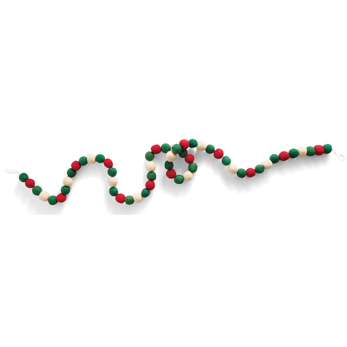 Red & Green Christmas Garland, , large